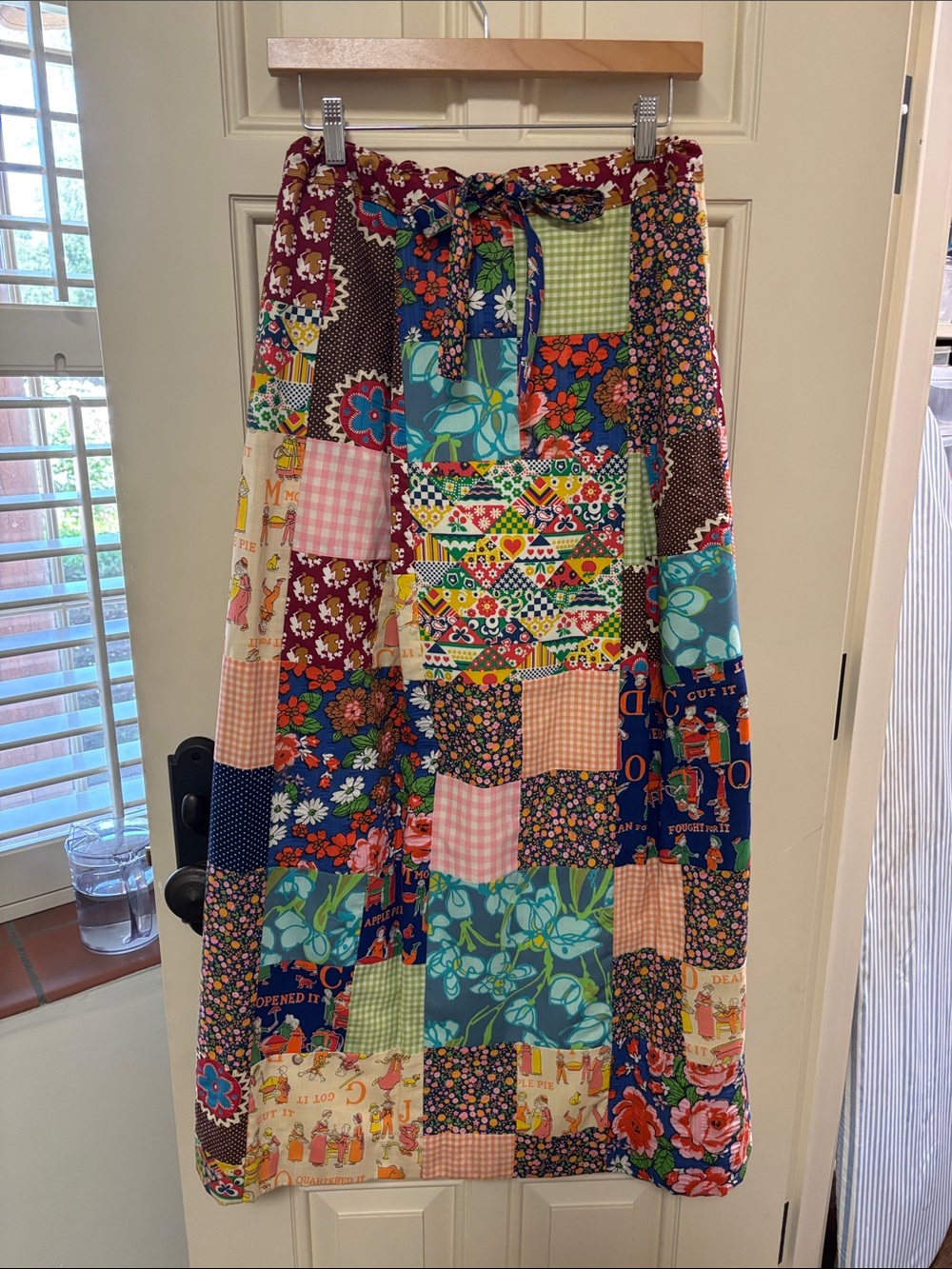 1970s vintage patchwork skirt